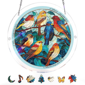 KAAYEE acrylic puzzles suncatcher birds delivers vibrant window light and decorative charm.