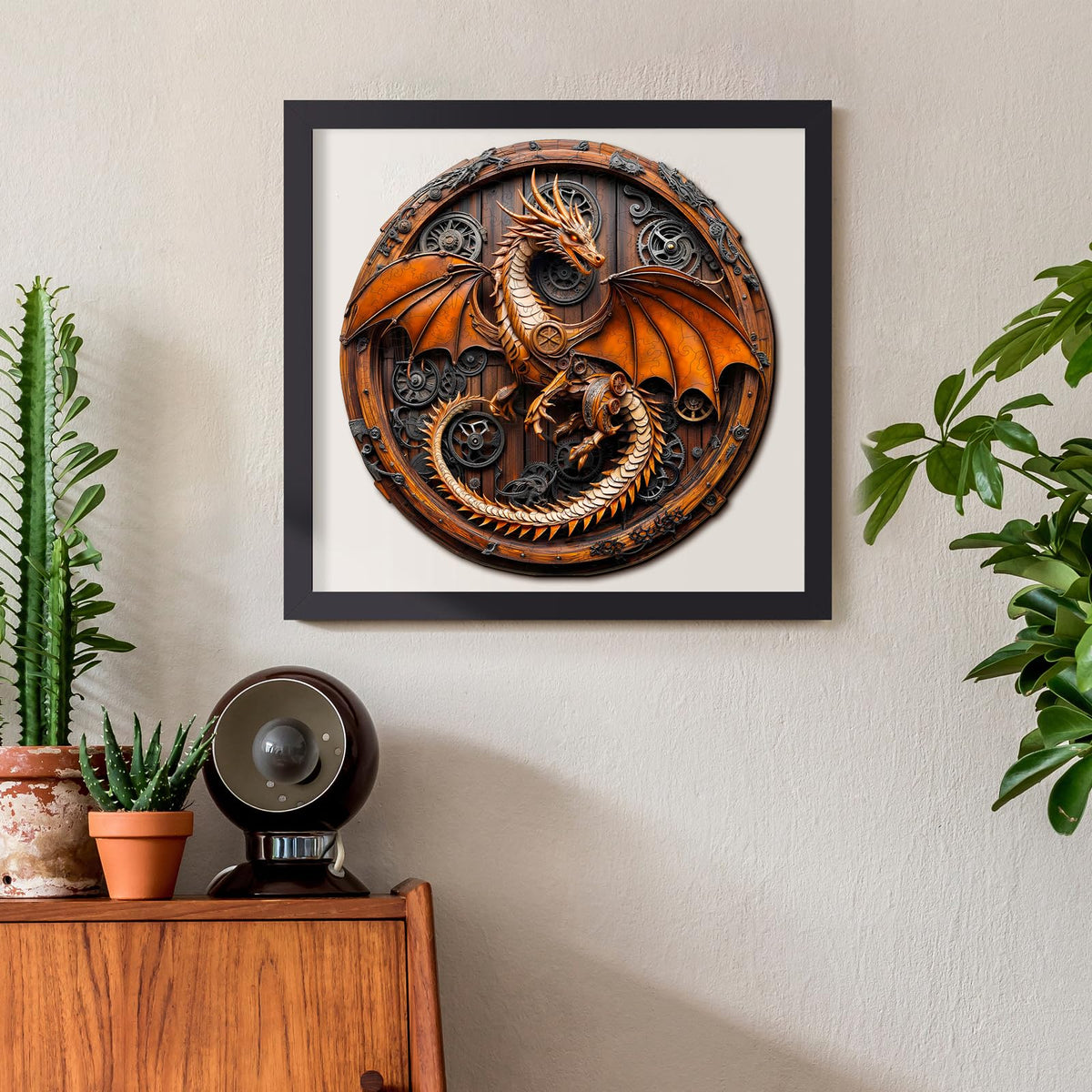 KAAYEE Dragon Puzzle gears detail highlights intricate mechanism