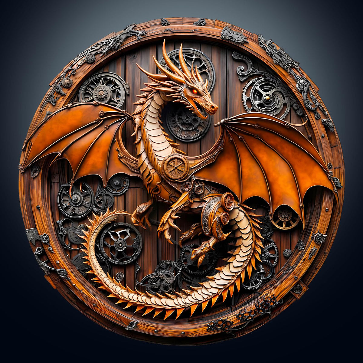 KAAYEE Dragon Puzzle UV printing adds realistic depth
