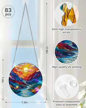 KAAYEE Metal chain with S-hook enables easy hanging.