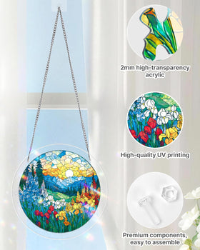 KAAYEE Dawn Flower metal chain with S hook enables easy hanging