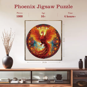KaayeeWood 1000-piece puzzle, includes poster, ideal for focused problem solving.