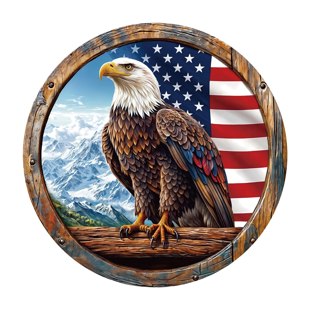 KaayeeWood bald eagle puzzle box, perfect for immersive weekend puzzles.
