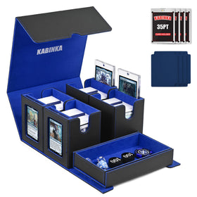 Kabinka 5-in-1 deck box with dice tray for organized transport of MTG cards.