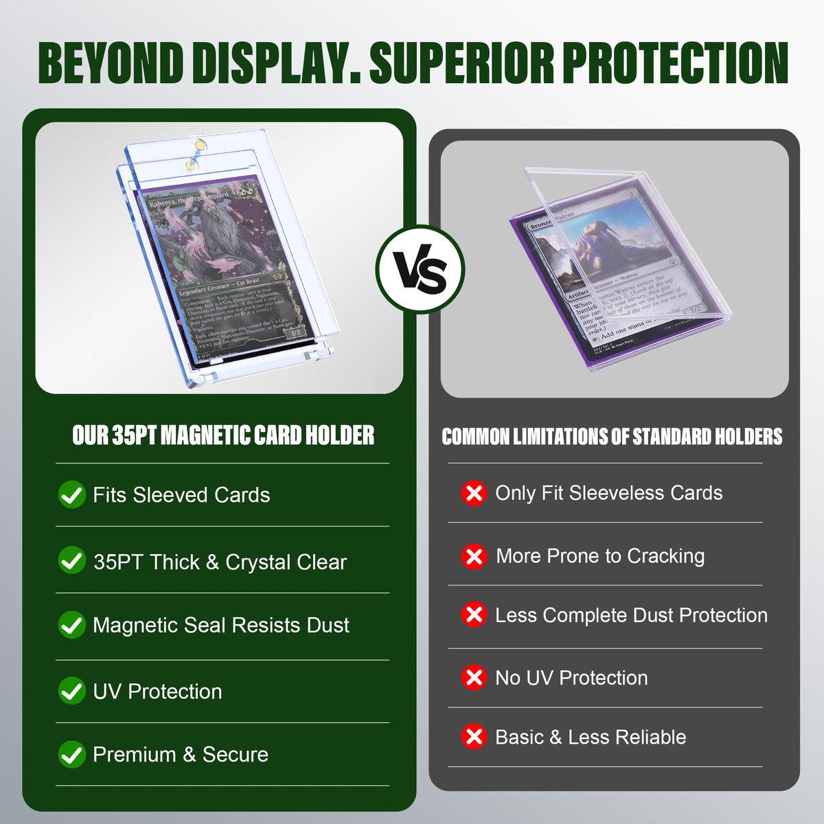 Kabinka box supports various sleeves for high capacity storage