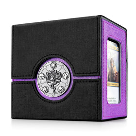 Kabinka Commander Deck Box with leather emblem highlights premium aesthetics and secure transport.