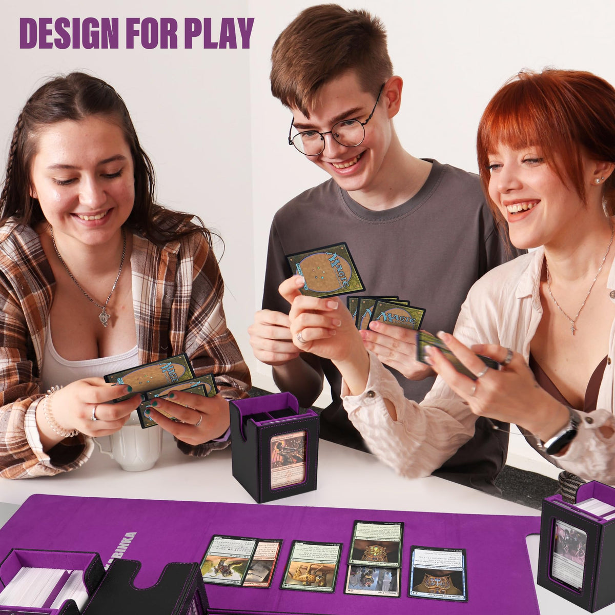 Kabinka box fits Magic, Yu-Gi-Oh!, and other TCGs on the go.