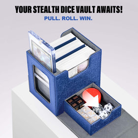 Kabinka deck box 35-point card holder displays the Commander at a glance.