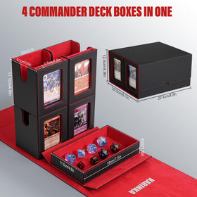 Kabinka dividers help classify cards for quick access during play.