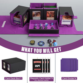 Kabinka interior showcases soft fiber lining protecting cards from scratches.