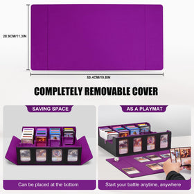 Kabinka magnetic closure and stoppers keep cards secure during transport