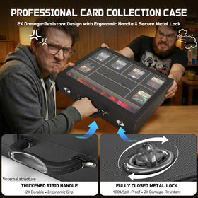 Kabinka MTG Commander Deck Box sturdy metal handle for comfortable carrying