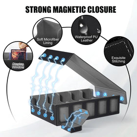 Kabinka waterproof PU leather exterior protects cards during travel