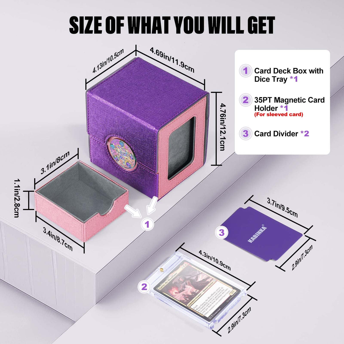 Kabinka-wide U-shaped opening enables quick draws and easy access.