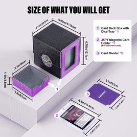 Kabinka wide U-shaped opening enables fast, easy card drawing.