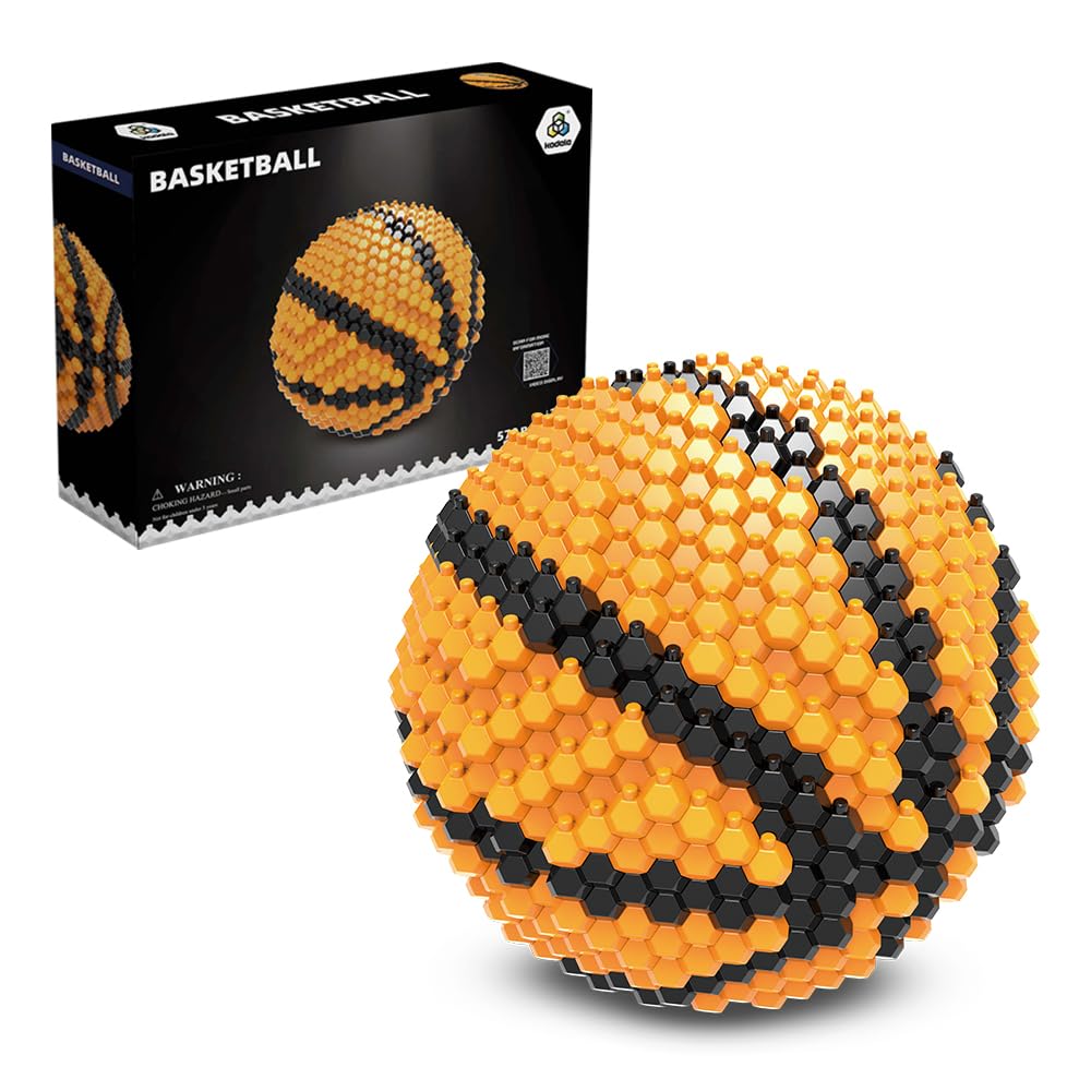KADELE basketball building set packaging with 579 pieces for adult STEM exploration