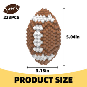 KADELE Football Block Set desk decoration showing a realistic football
