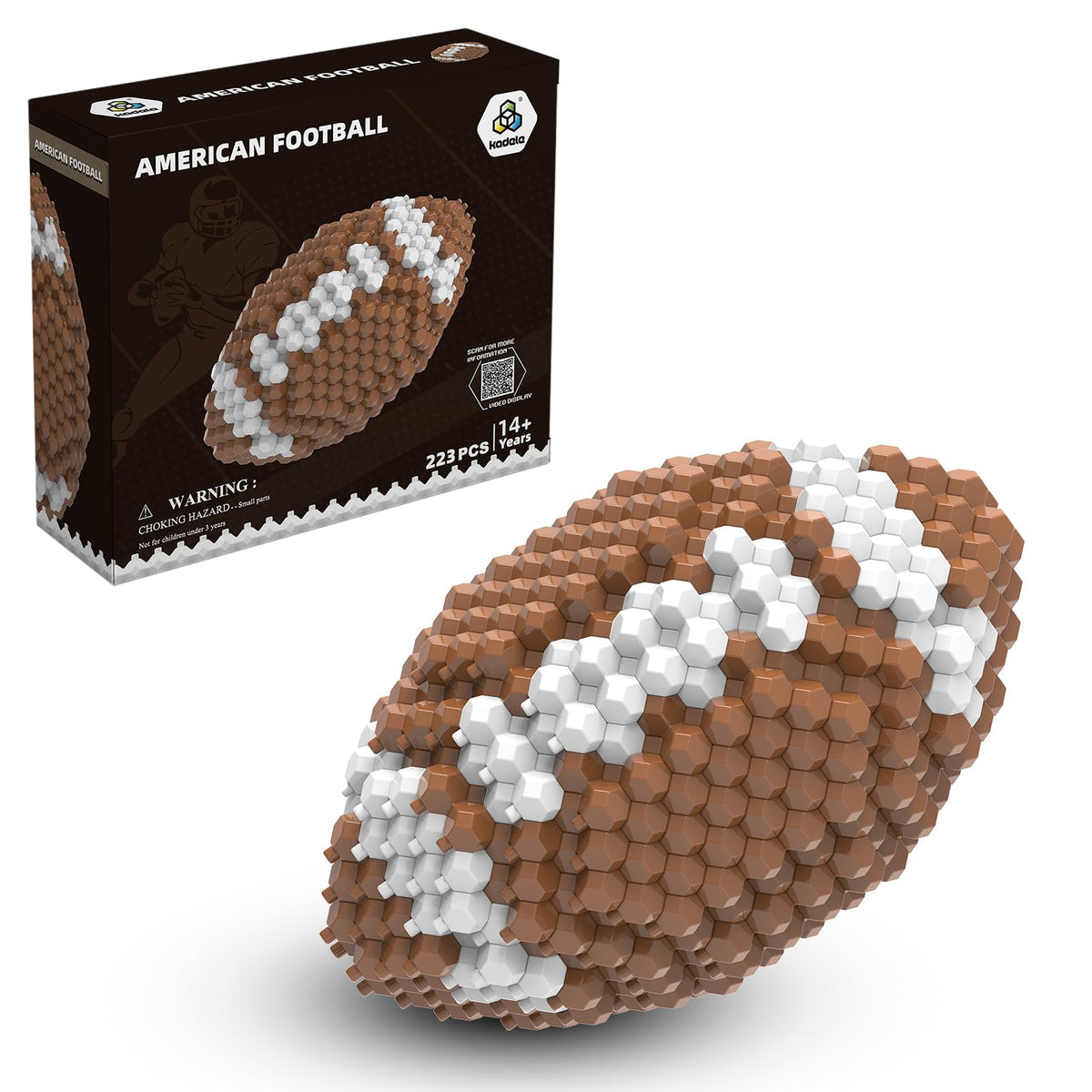 KADELE Football Block Set main model for desk display and visual appeal