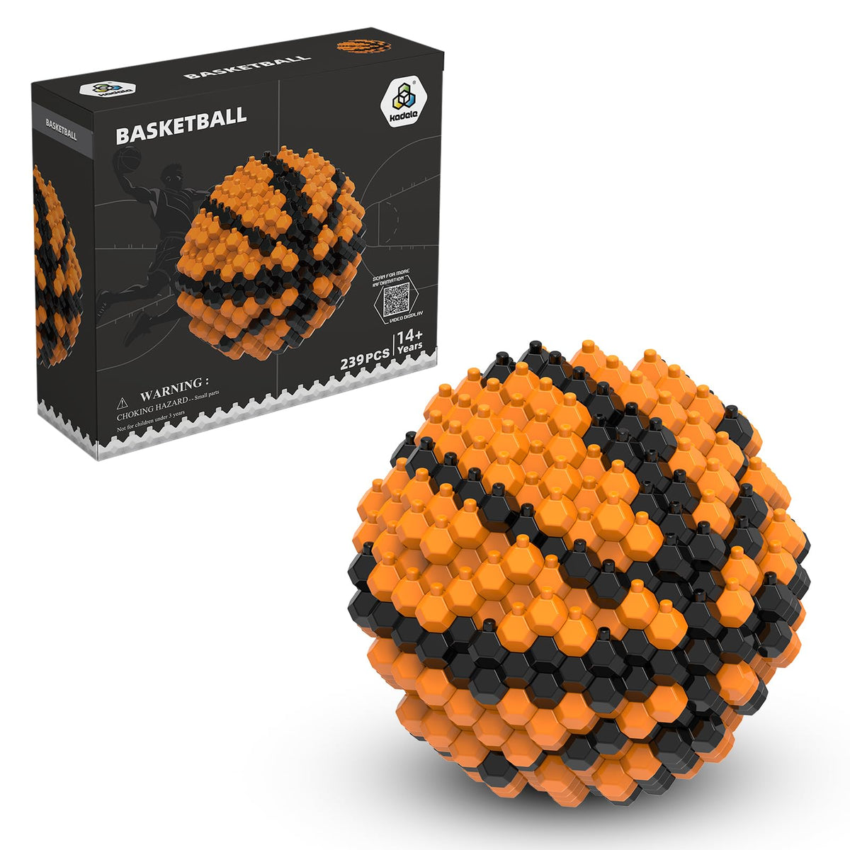 KADELE basketball block model front view for desk decor and focus