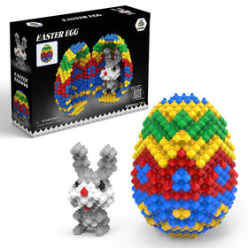 KADELE Easter egg building animals kit for immersive STEM play and display