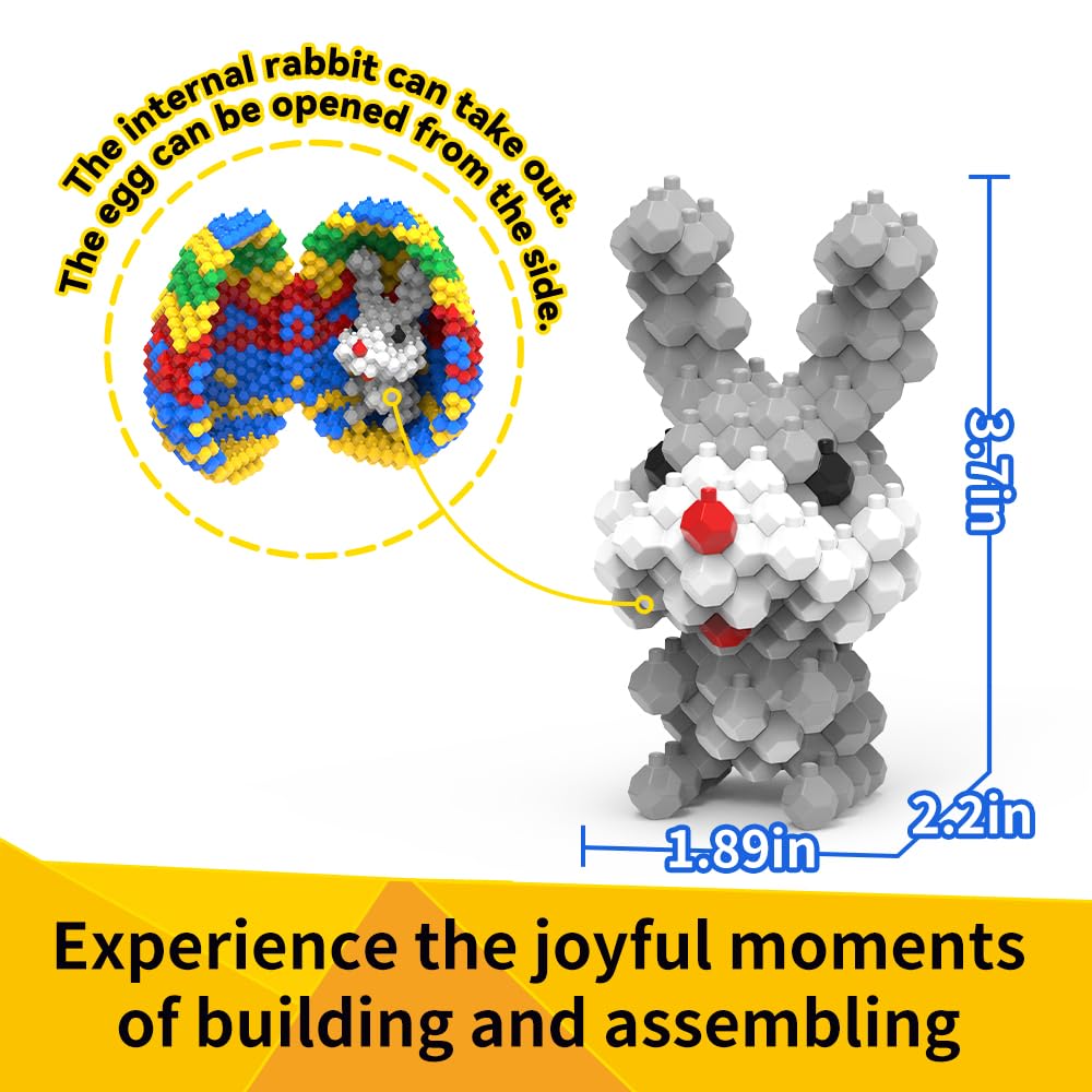 KADELE micro 3D toys enable intricate animal sculptures and focused building sessions