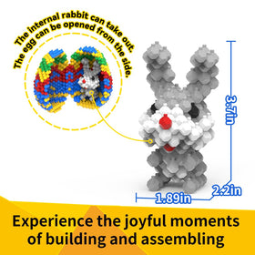 KADELE micro 3D toys enable intricate animal sculptures and focused building sessions