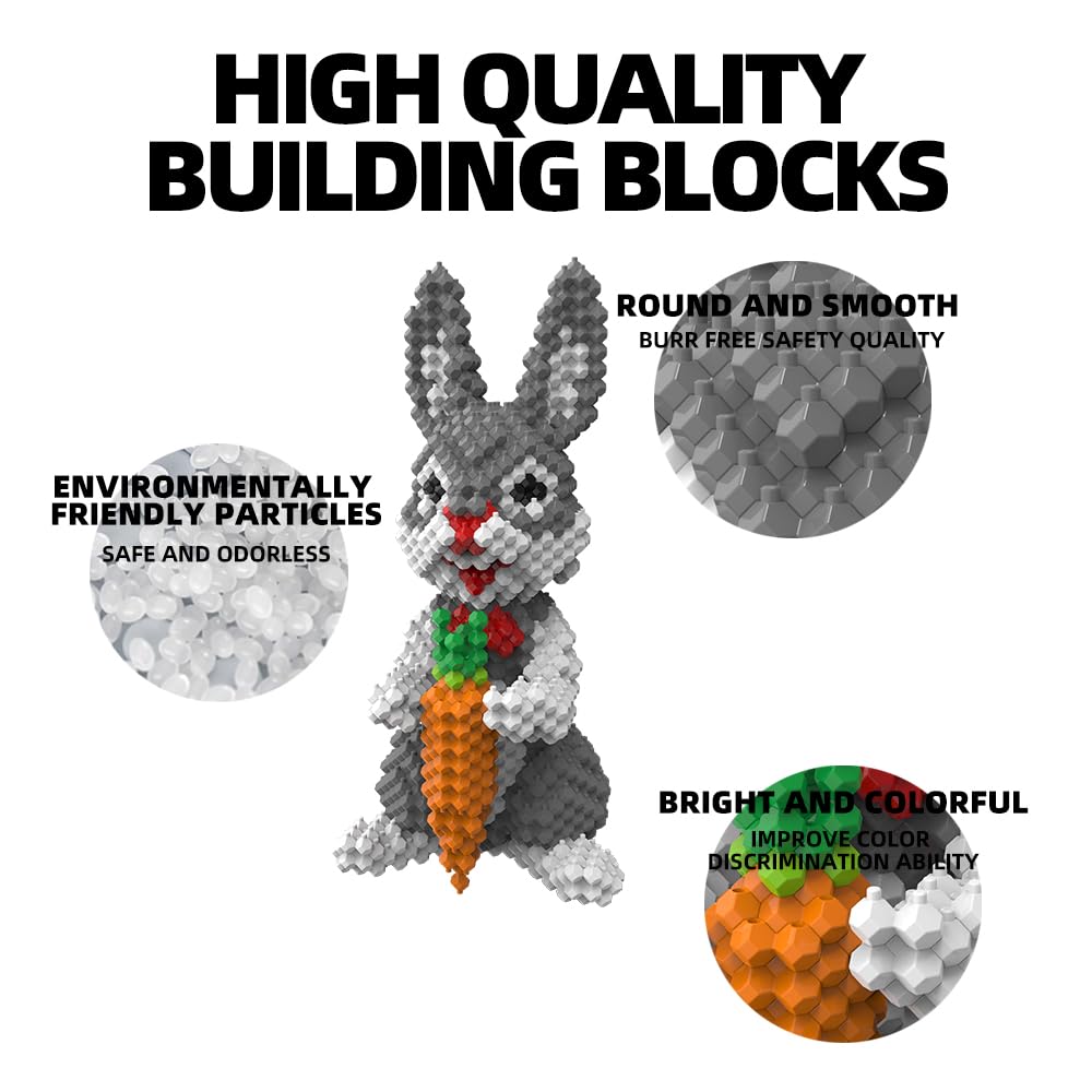 KADELE safe-durable-abs-blocks ensure non-toxic construction for kids and adults