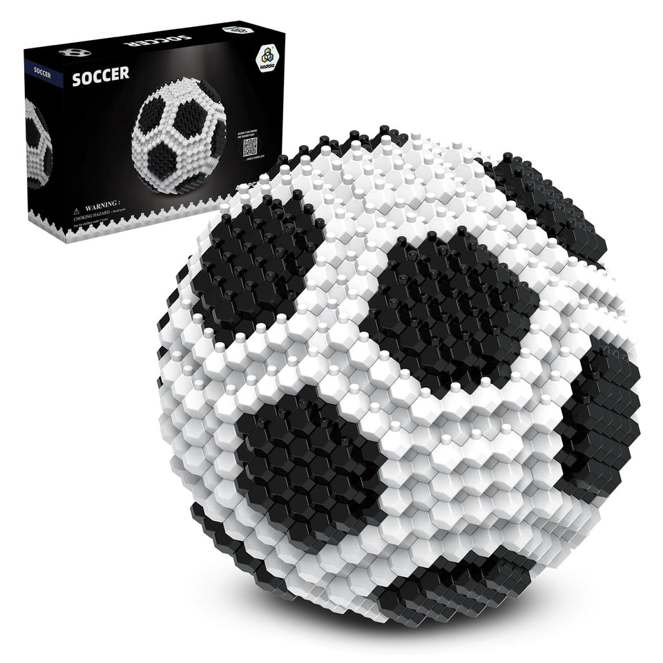 KADELE Soccer ball model on desk offers stylish desktop decor.