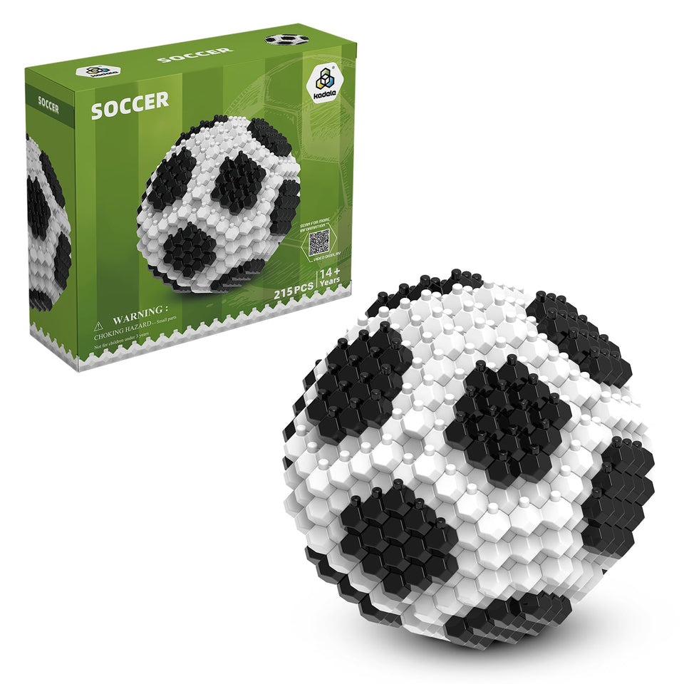 KADELE Soccer Building Set assembly showcases a challenging hands-on project