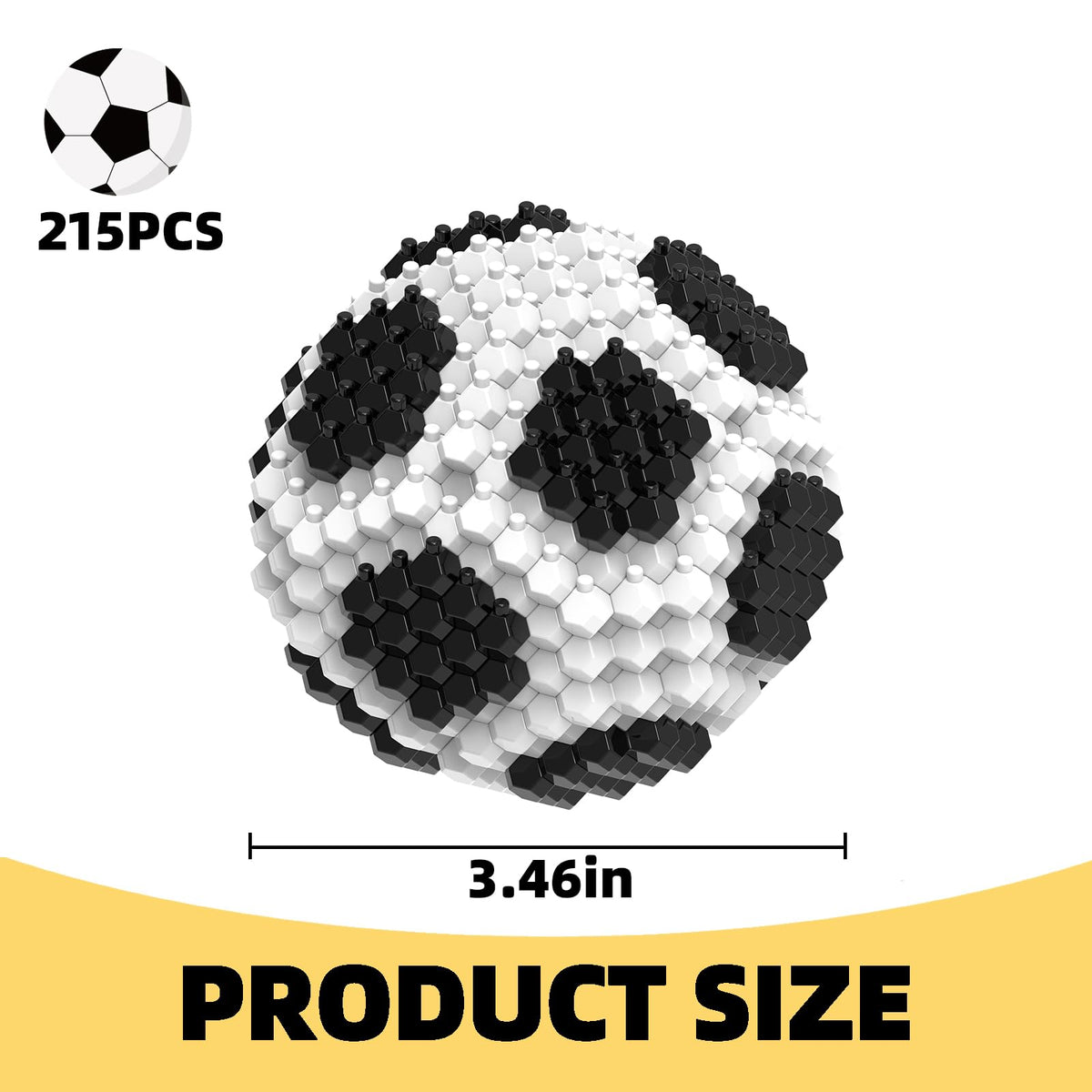 KADELE Soccer Building Set detailed drawings aid accurate construction