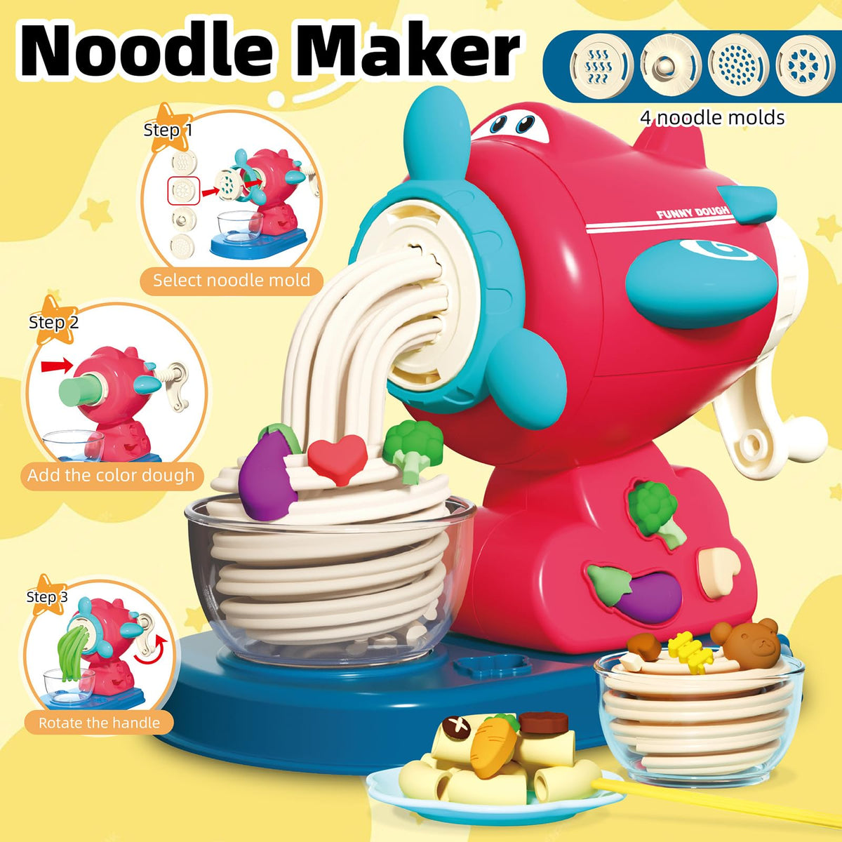 Kaelinda color palette with eight colors expands color-mixing playtime possibilities