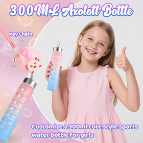 Kaelinda fuzzy axolotl notebook with lock protects secret thoughts