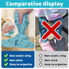 Kaelinda Ocean Sensory Bin smooth sand designed for neat, mess mindful play