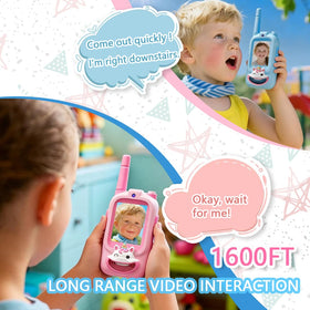 Kahopy video walkie talkies in action during camping and hiking.
