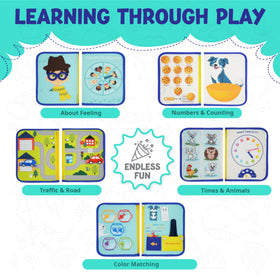 KAHOUETT Busy Board sensory textures invite tactile exploration and focus