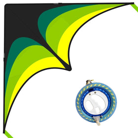 Kaiciuss 60inch delta kite ready for simple, stable launches in light to moderate winds.