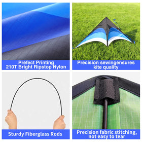 Kaiciuss beach kite kit gift-ready in translucent bag
