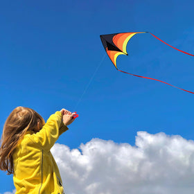 Kaiciuss Delta Kite 60-inch assembly image highlights quick setup for family fun.