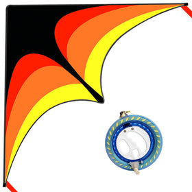 Kaiciuss Delta Kite 60-inch in flight shows stable lift and easy handling for all ages.