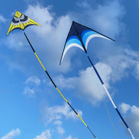 Kaiciuss Delta Kite tail 30m unfurls behind for stability and visibility