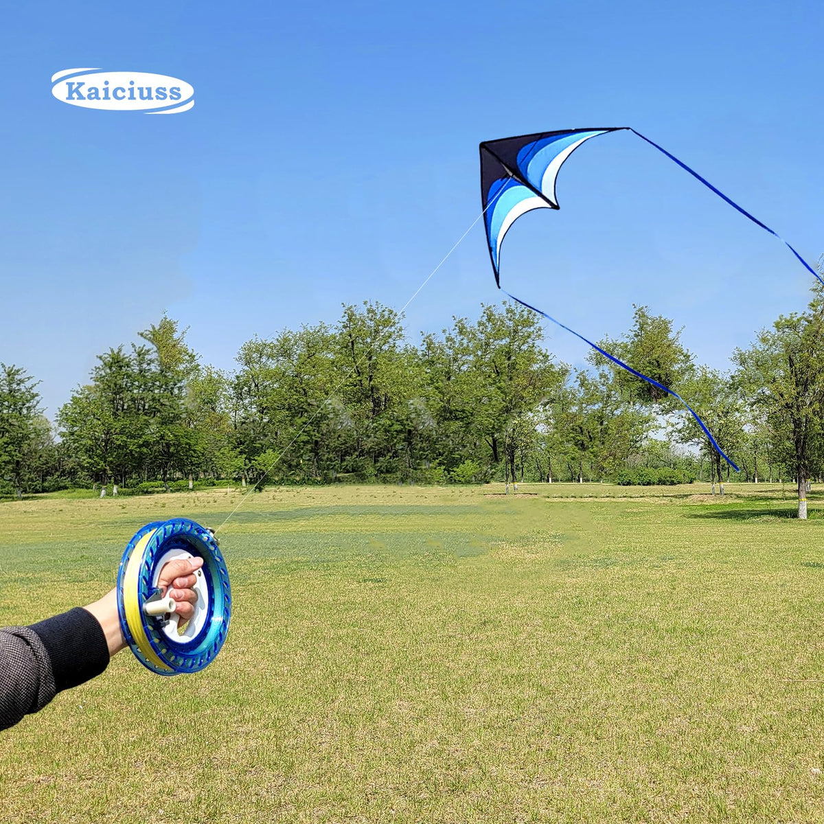 Foldable Kaiciuss kite rods shorten the package for travel.