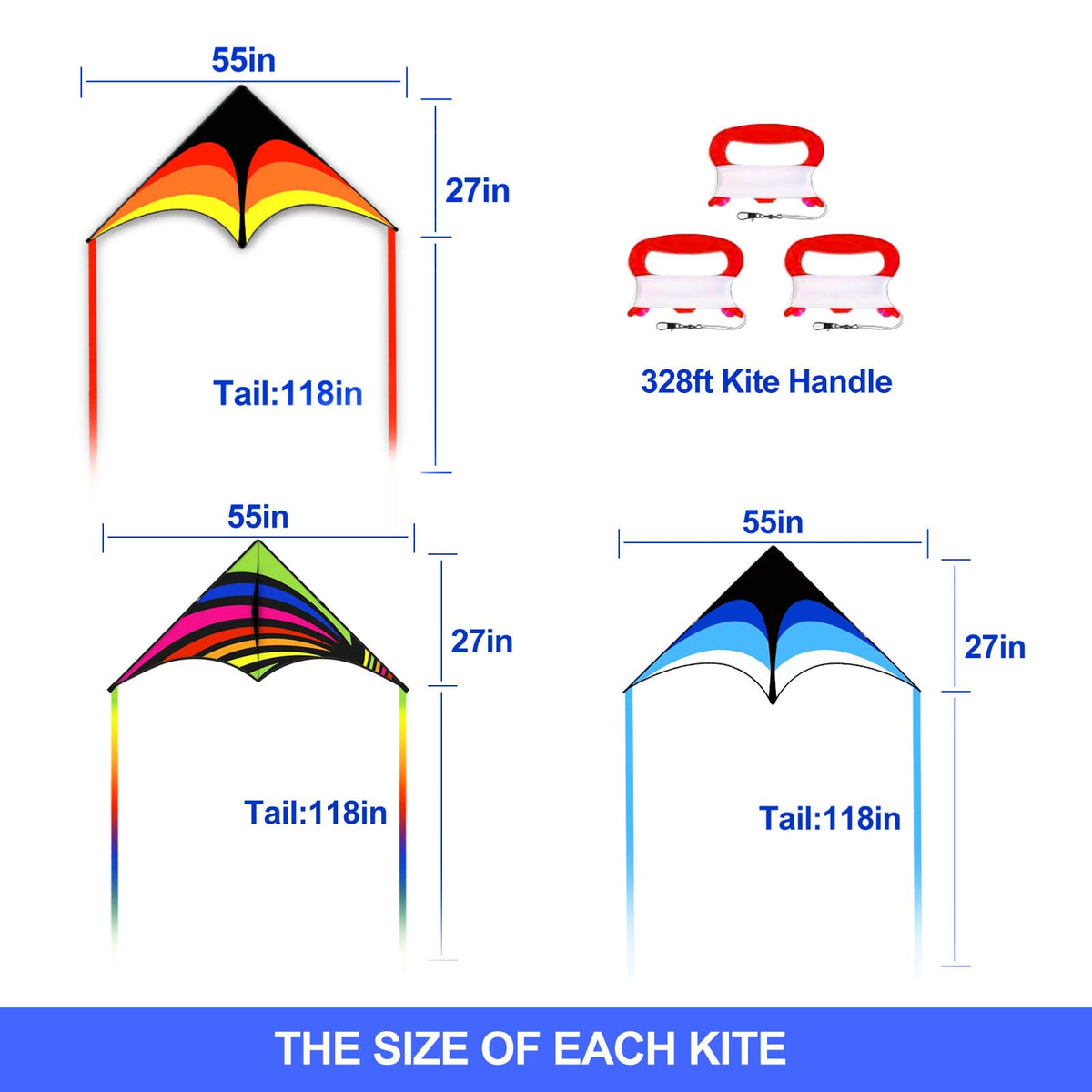 Kaiciuss folding center pole kite stores compactly after use