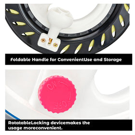 Kaiciuss folding design highlights portable, compact profile.