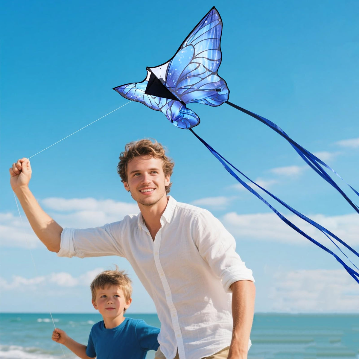 Kaiciuss green delta kite on the beach ready for winds