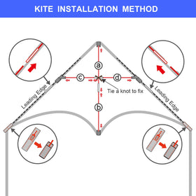Kaiciuss 300ft kite handle for smooth, tangle-free launches