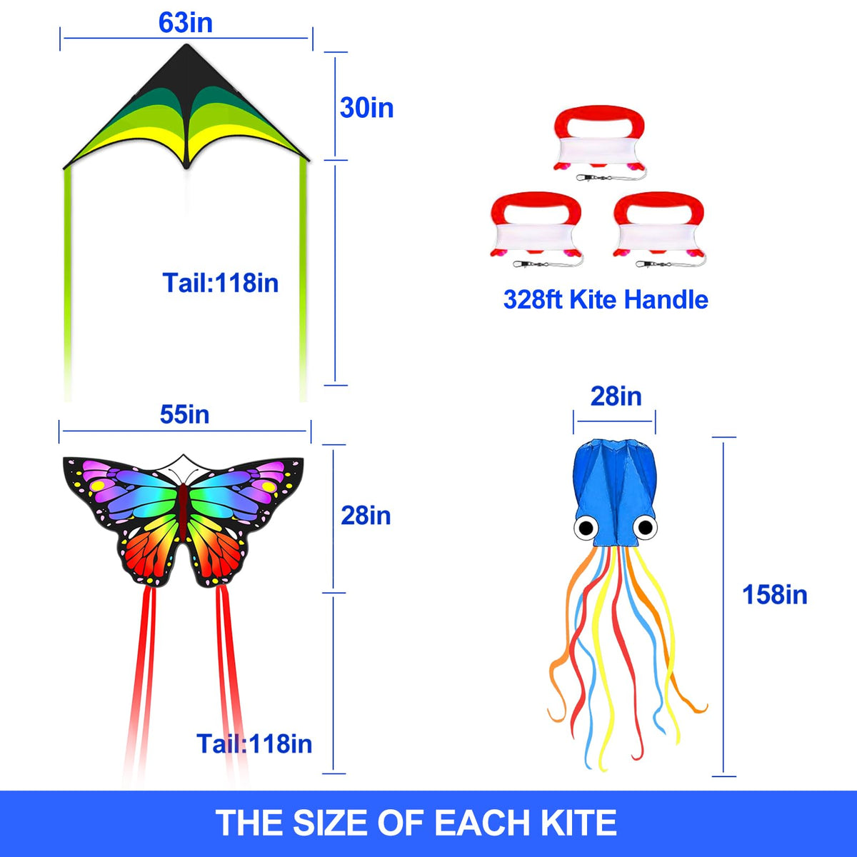 Kaiciuss soft octopus kite frame free design safe for beginners