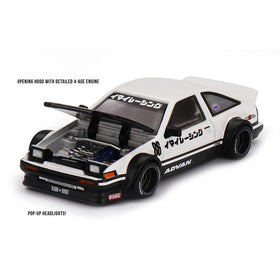 KHMG180 AE86 detailed interior view for collectors