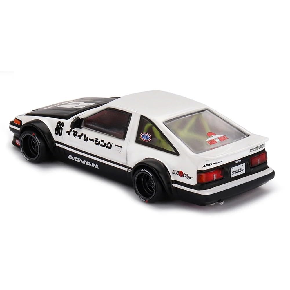 Kaido House KHMG180 white livery on a compact diecast model