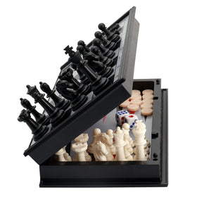 KAILE 10 magnetic chess board open for travel-friendly play with stable pieces