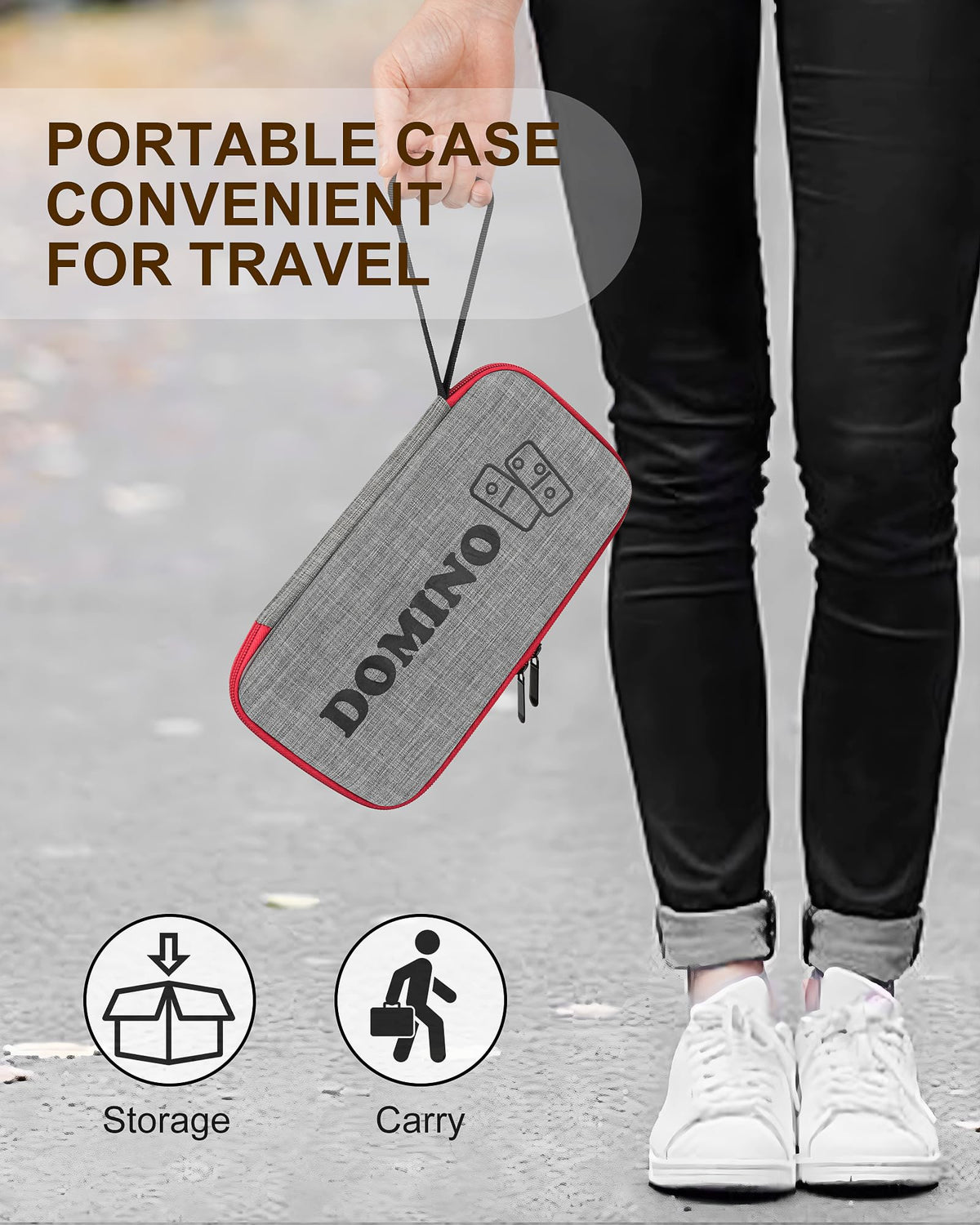 KAILE travel-friendly domino pack for on-the-go play